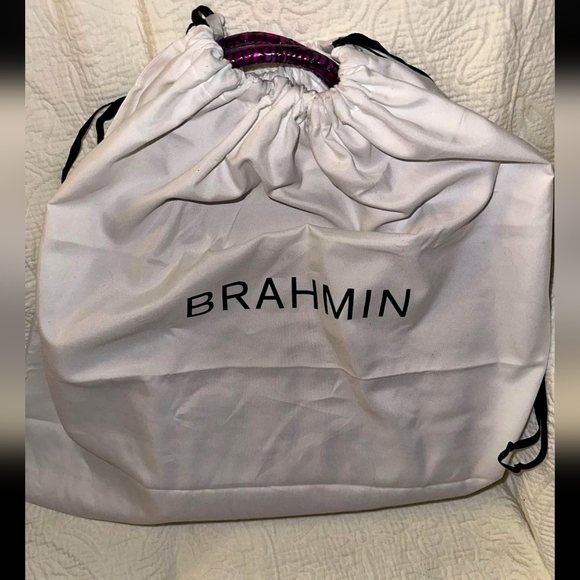 Brahmin Purple Potion Melbourne Duxbury Satchel - Picture 9 of 9